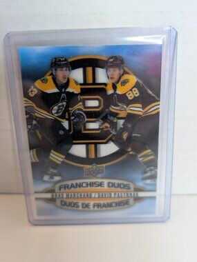 2019-2020 TIm Horton Hockey Card Franchise Duos - D15 Brad Marchand
